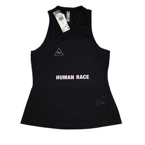 Adidas Womens Tank Size Small Pharrell Williams Human Race Engineered Black NWT‎